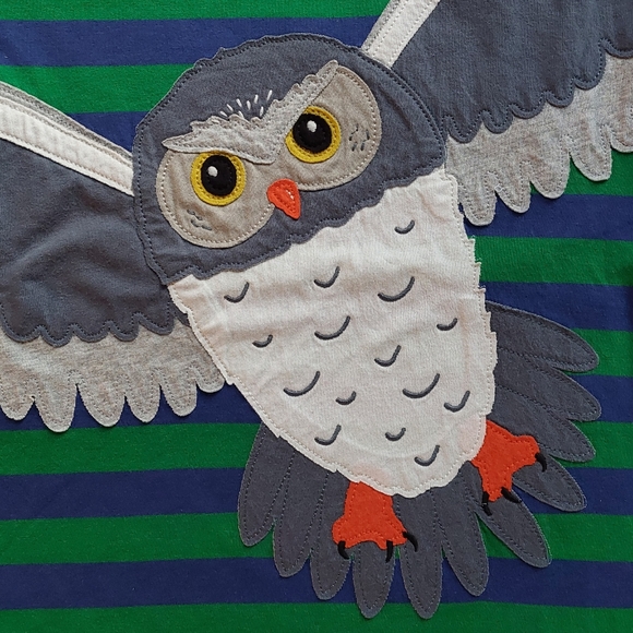 NEW Mini Boden owl tee 11-12 years - Picture 11 of 12